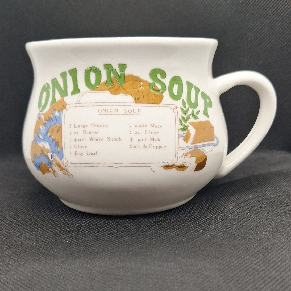 Vintage Onion Soup Mug